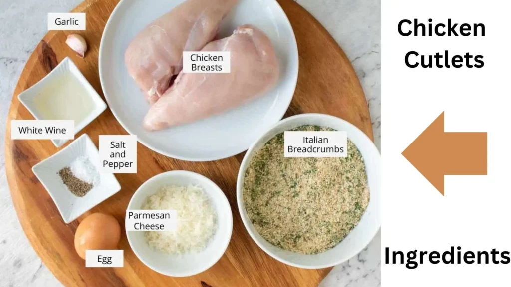 Chicken Cutlets Ingredients